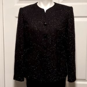 Kasper & Company ASL Petite Women's Formal Black Blazer - Size 10P